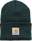 bonnet vert foncé noir carhartt