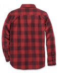 Dos Chemises à carreaux Carhartt rouge