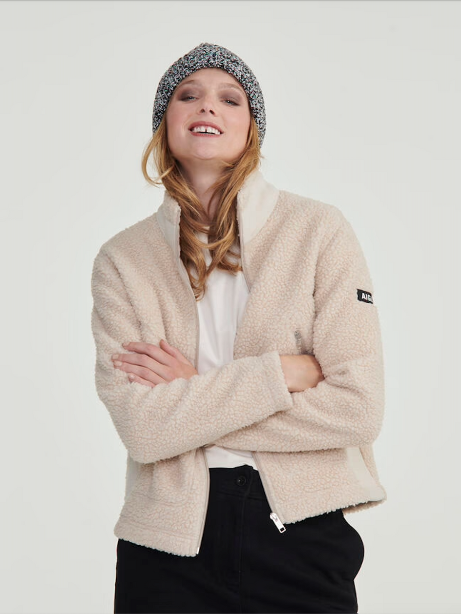 Polaire sherpa à fermeture éclair femme - AIGLE (AQ042)