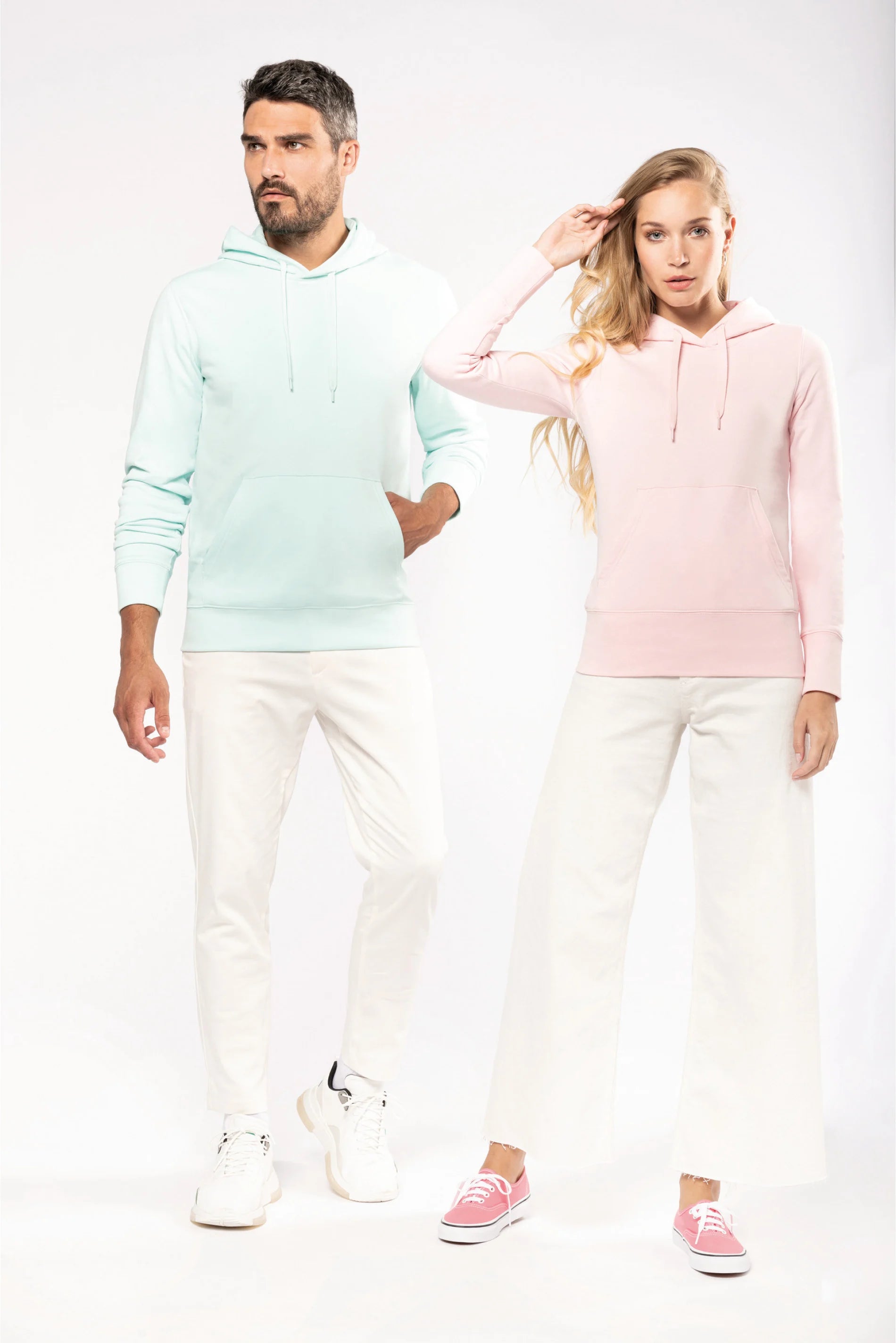 Sweat à capuche BIO 280g H/F [K4027]