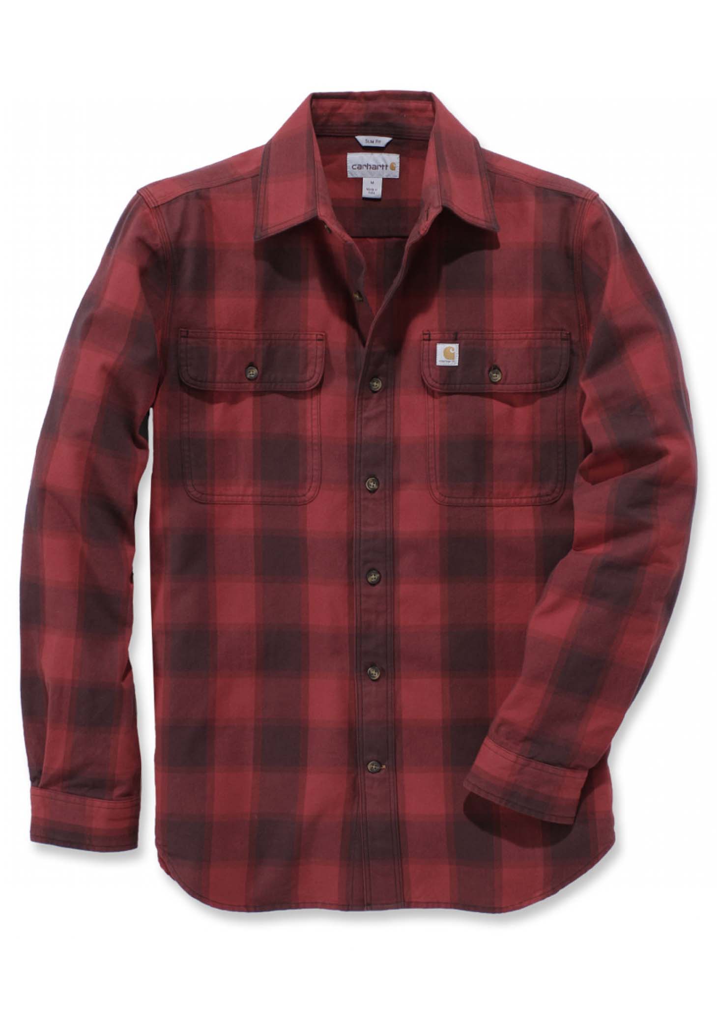 Chemise à carreaux Carhartt rouge