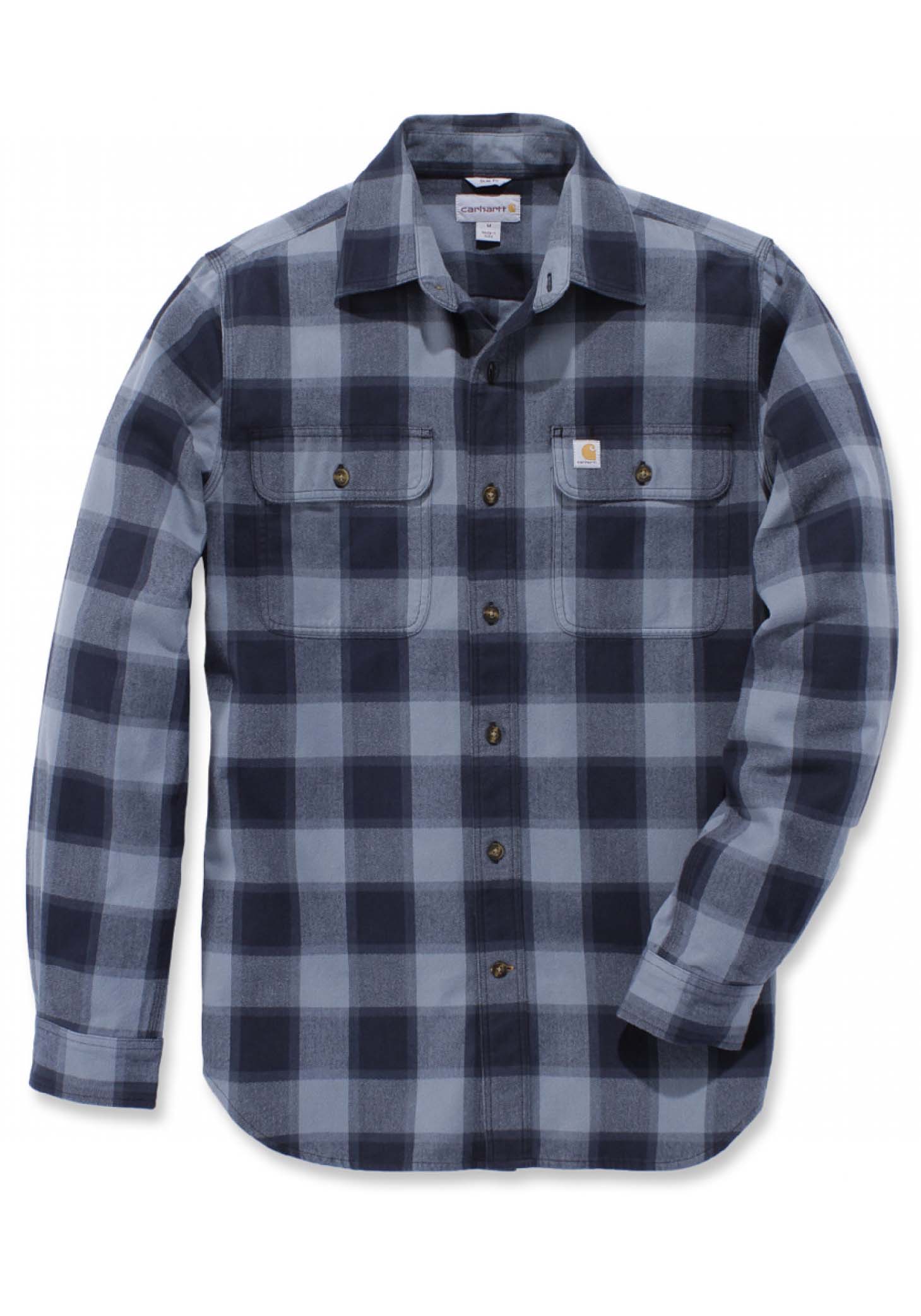 Chemises à carreaux Carhartt bleue