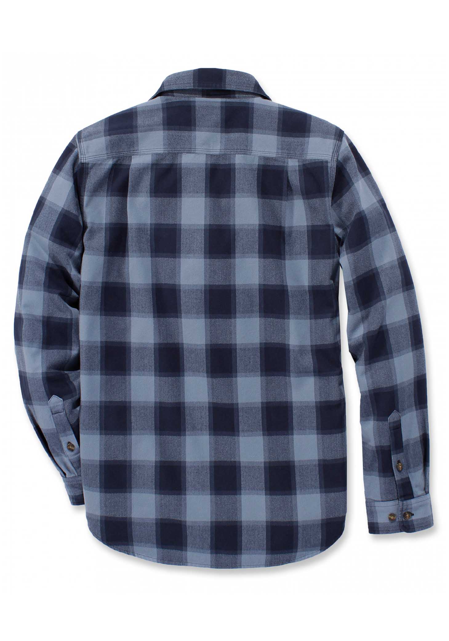 Dos Chemises à carreaux Carhartt de couleur bleu