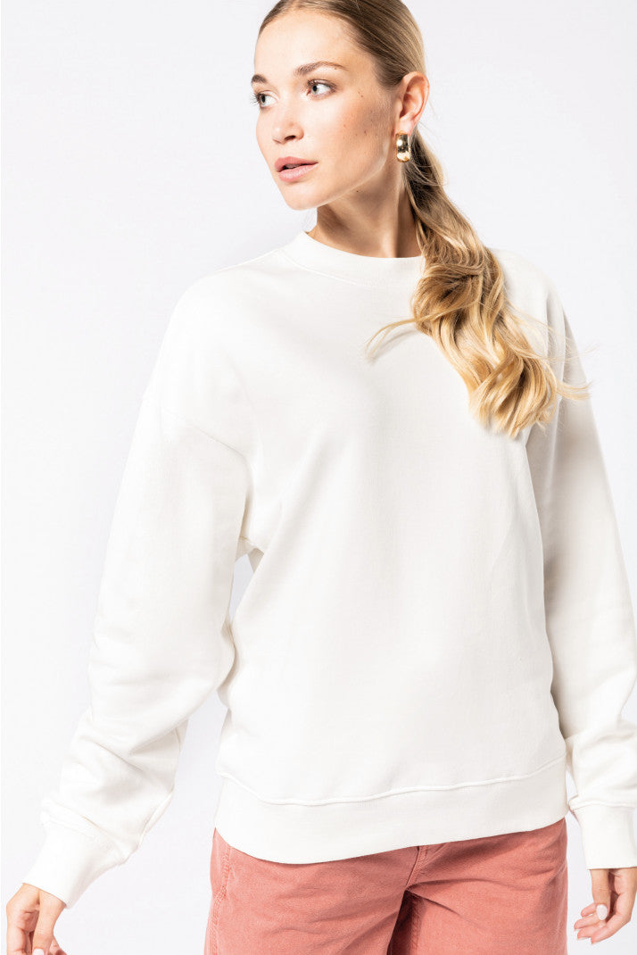 Sweat col rond écoresponsable oversize 280g Unisexe [K4032]