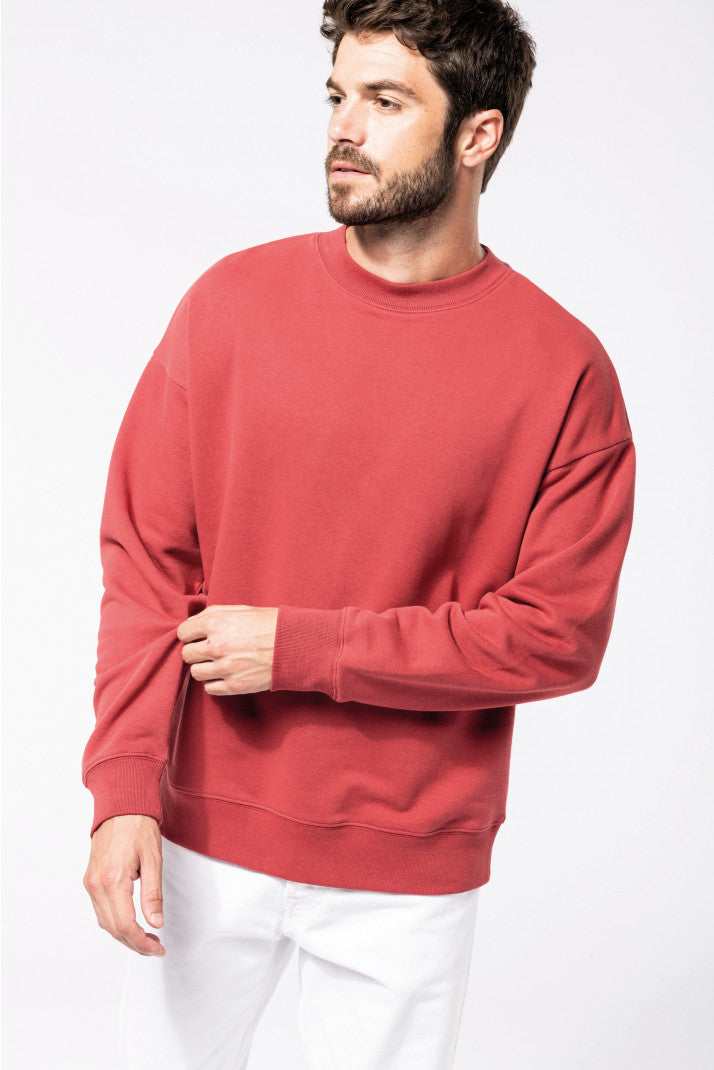 Sweat col rond écoresponsable oversize 280g Unisexe [K4032]