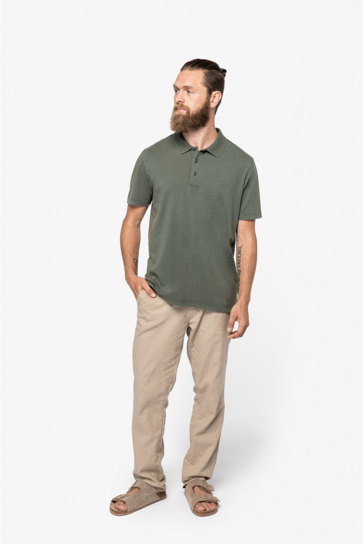 NS201 - Polo lavé homme Écoresponsable - 165g