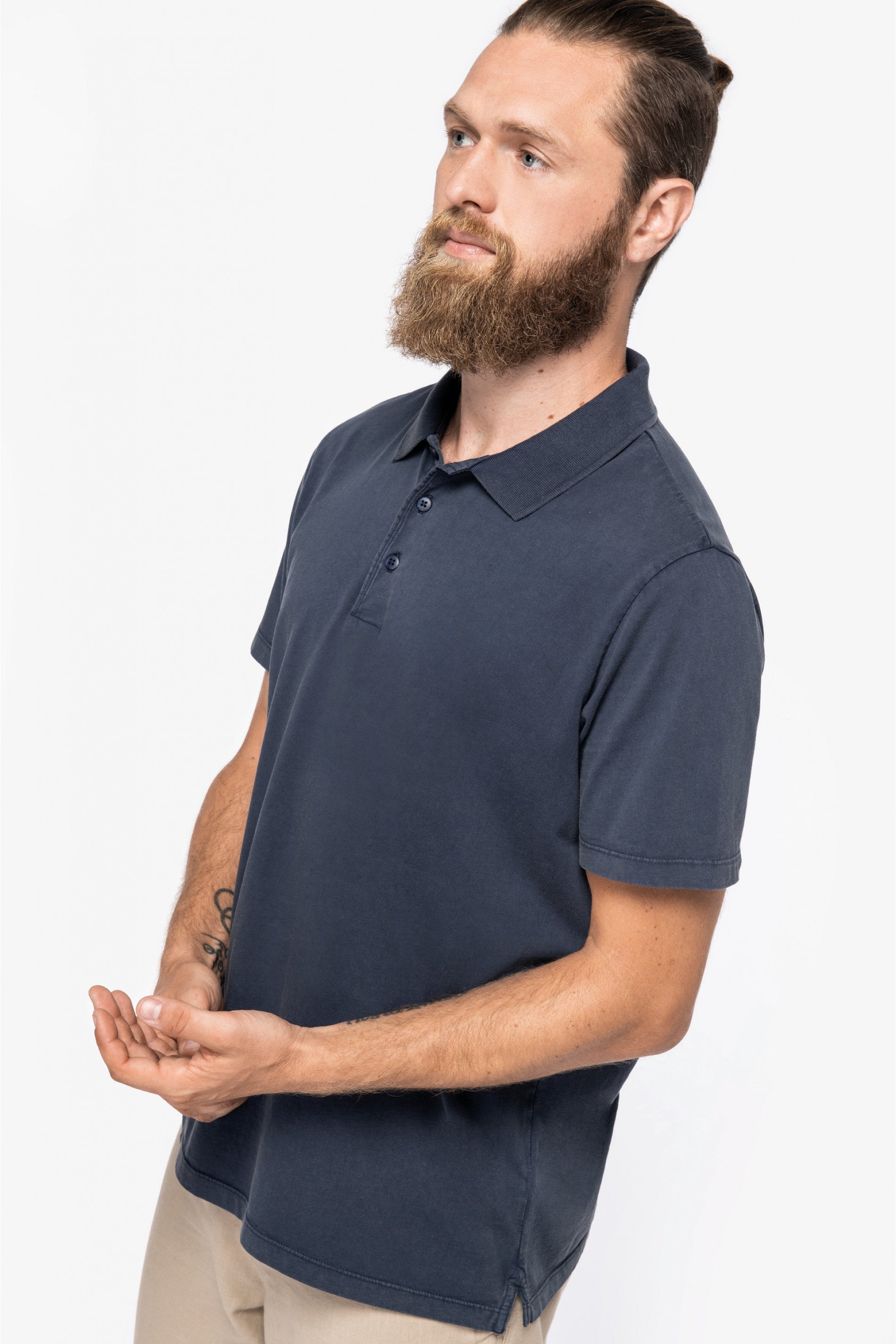 NS201 - Polo lavé homme Écoresponsable - 165g