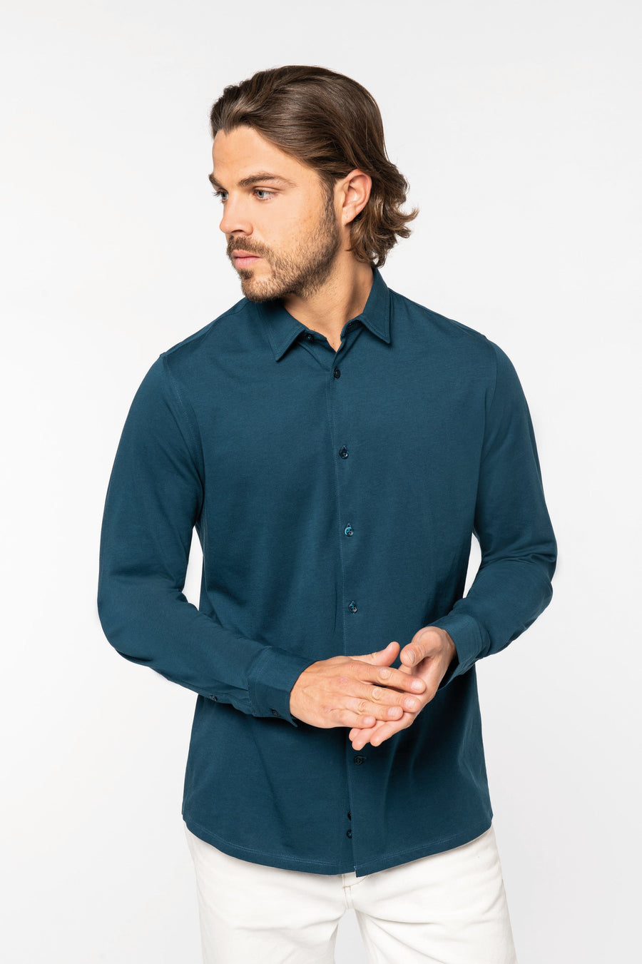 NS510 - Chemise jersey homme Écoresponsable - 155g