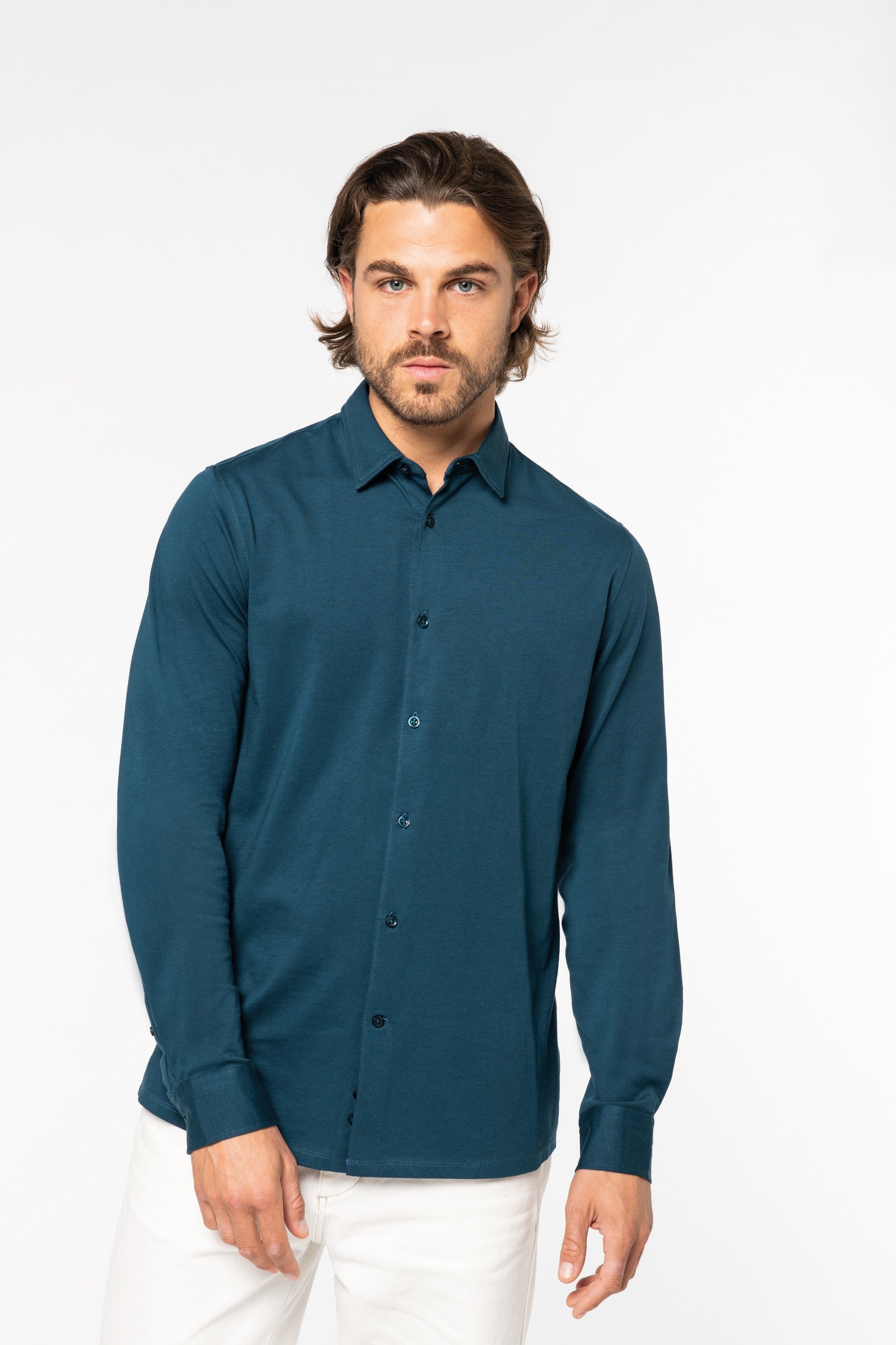 NS510 - Chemise jersey homme Écoresponsable - 155g