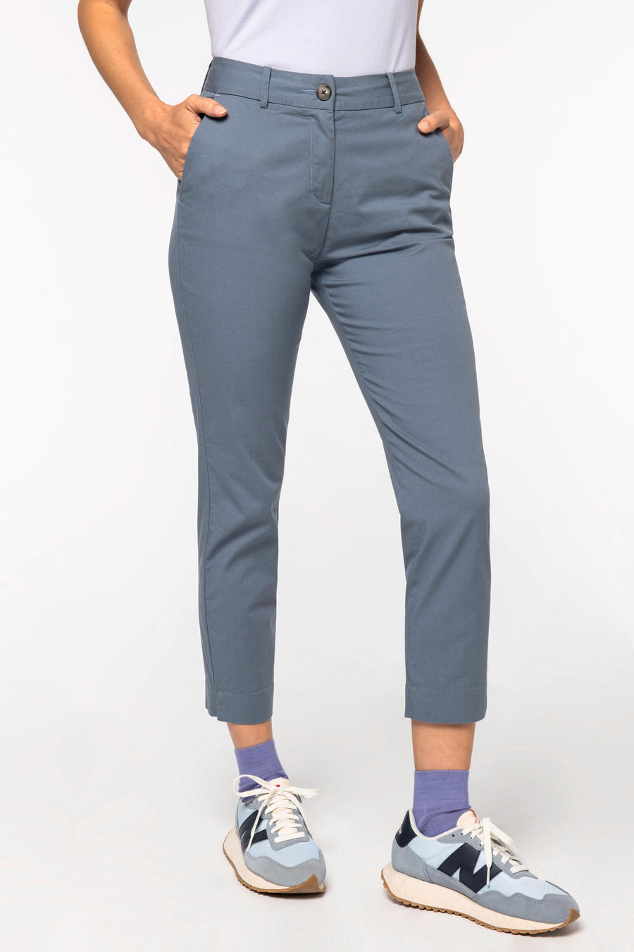 NS737 - Pantalon chino 7/8 femme Écoresponsable - 235g