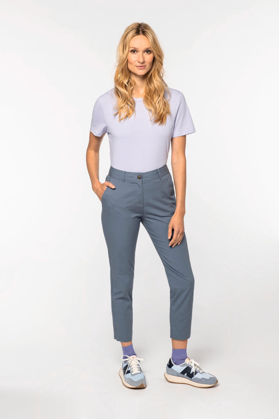 NS737 - Pantalon chino 7/8 femme Écoresponsable - 235g