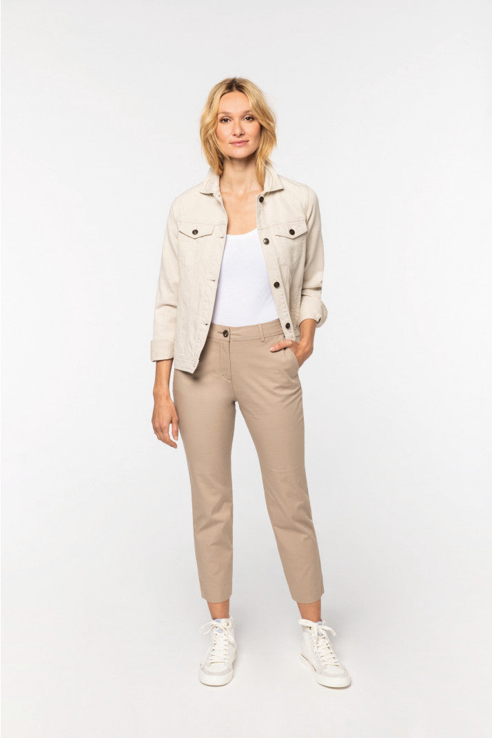 NS737 - Pantalon chino 7/8 femme Écoresponsable - 235g