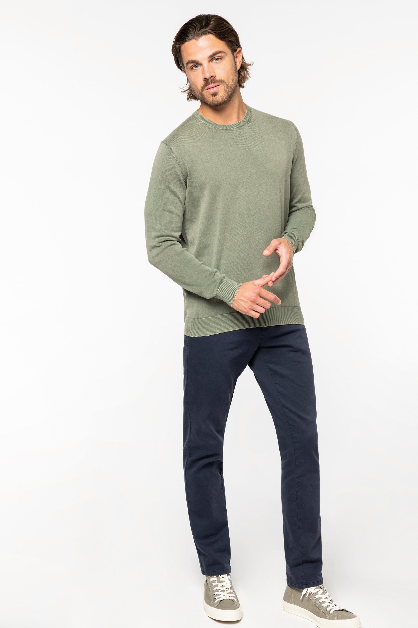 NS705 - Chino French Terry homme Écoresponsable - 350g