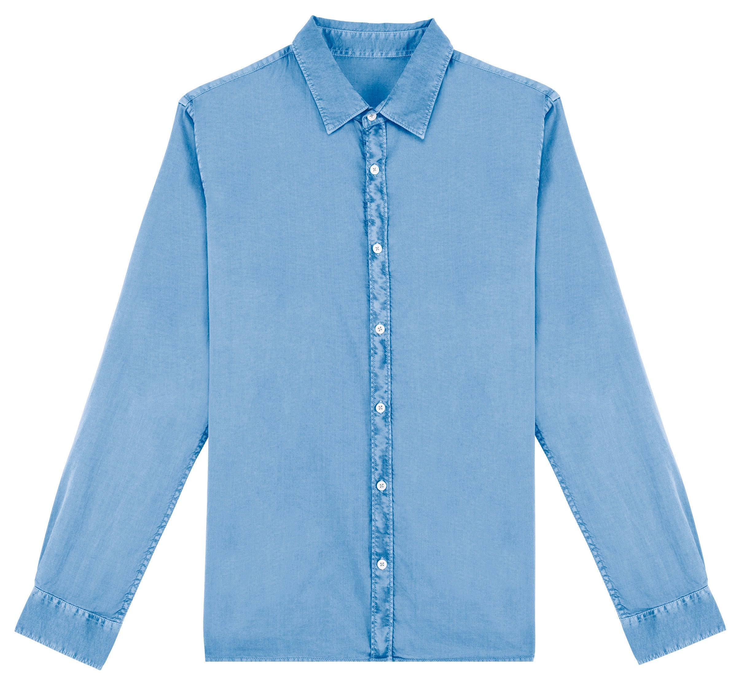 NS502 - Chemise délavée en coton twill Écoresponsable H/F - 135g
