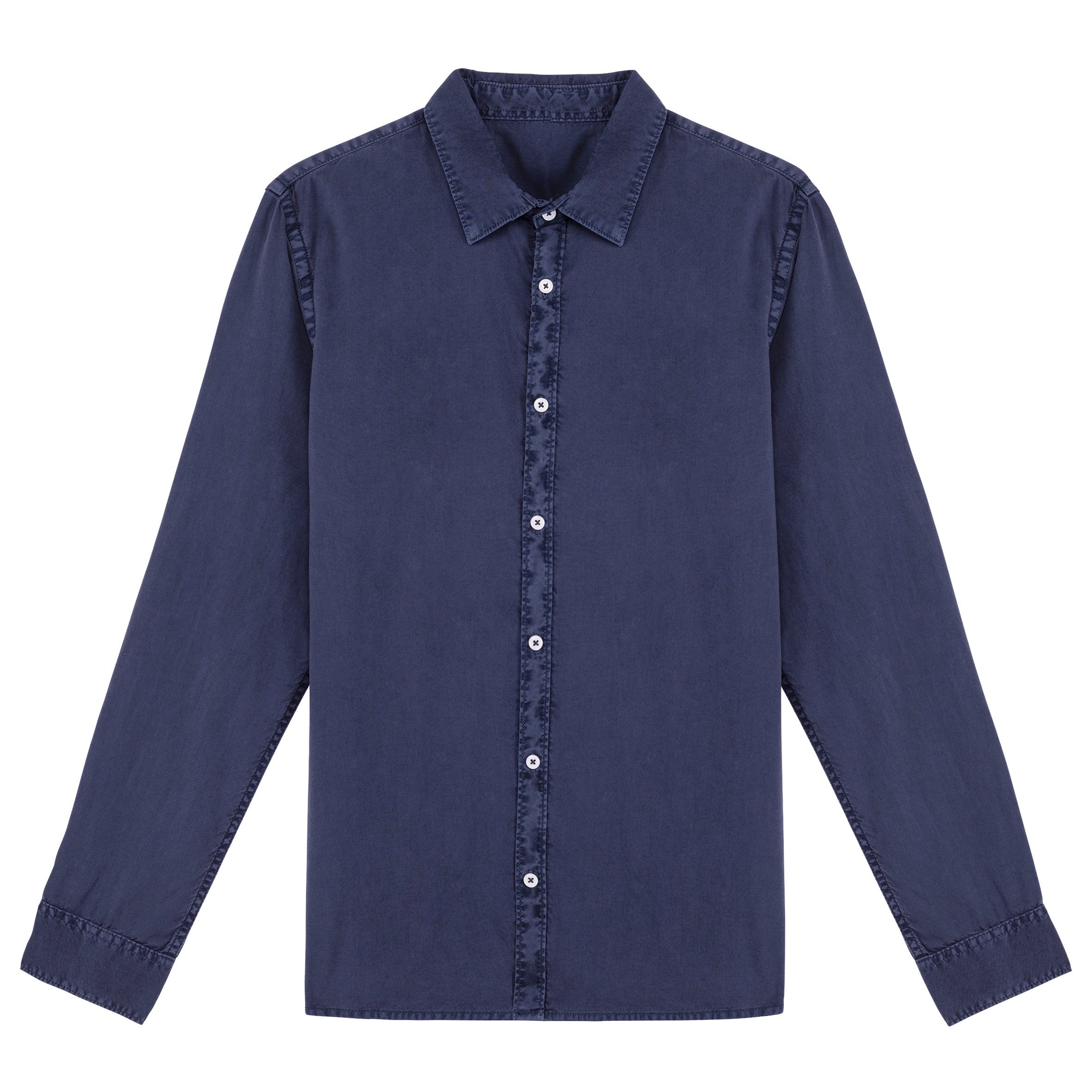NS502 - Chemise délavée en coton twill Écoresponsable H/F - 135g