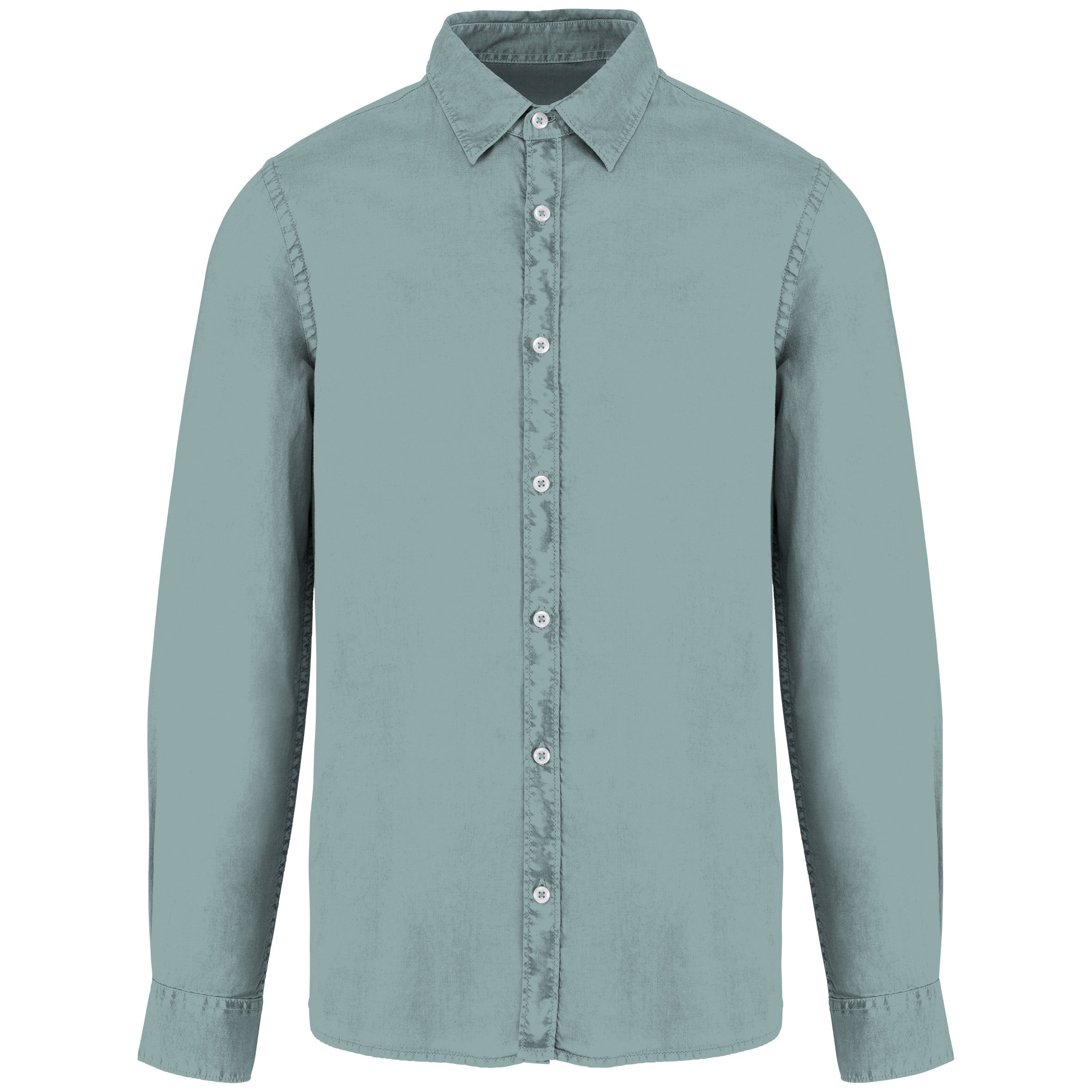 NS502 - Chemise délavée en coton twill Écoresponsable H/F - 135g
