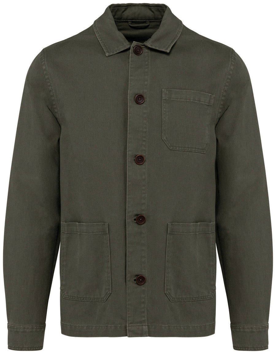 NS610 - Veste "Atelier" délavée homme Écoresponsable - 300g