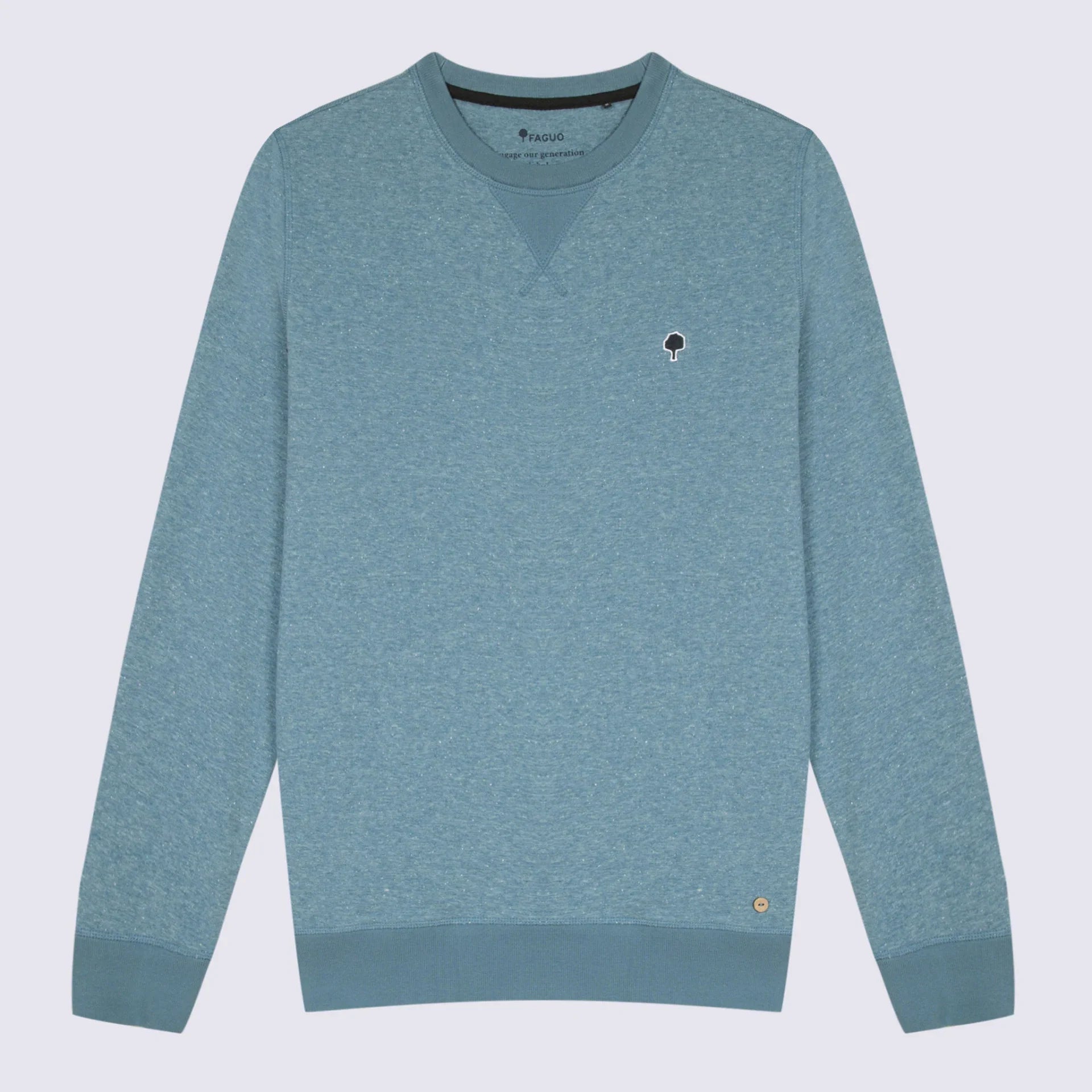 Sweat col rond en coton Homme - Faguo [Donon]