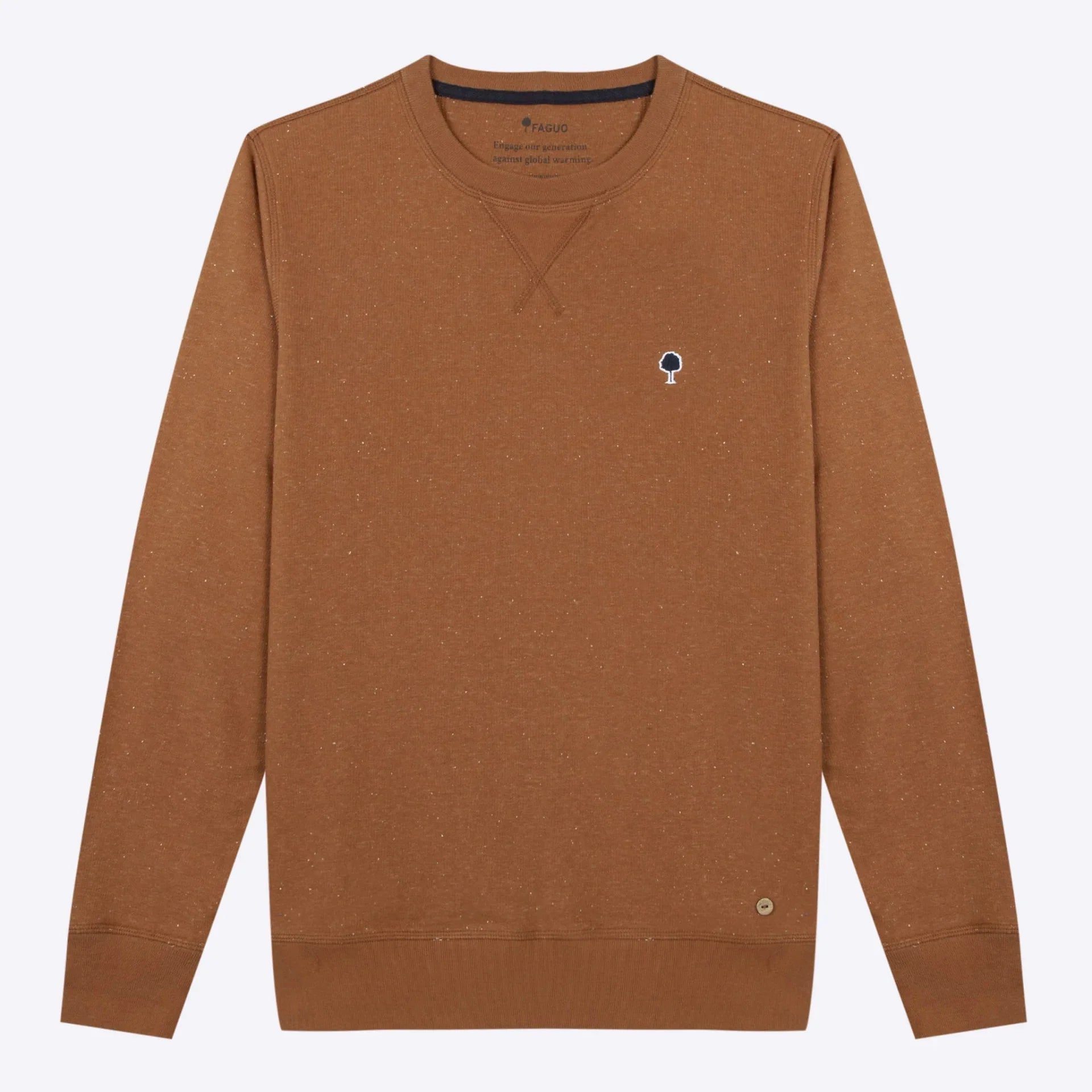 Sweat col rond en coton Homme - Faguo [Donon]