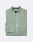 Chemise col mao en lin et coton Homme - Faguo [CHIAVARI]